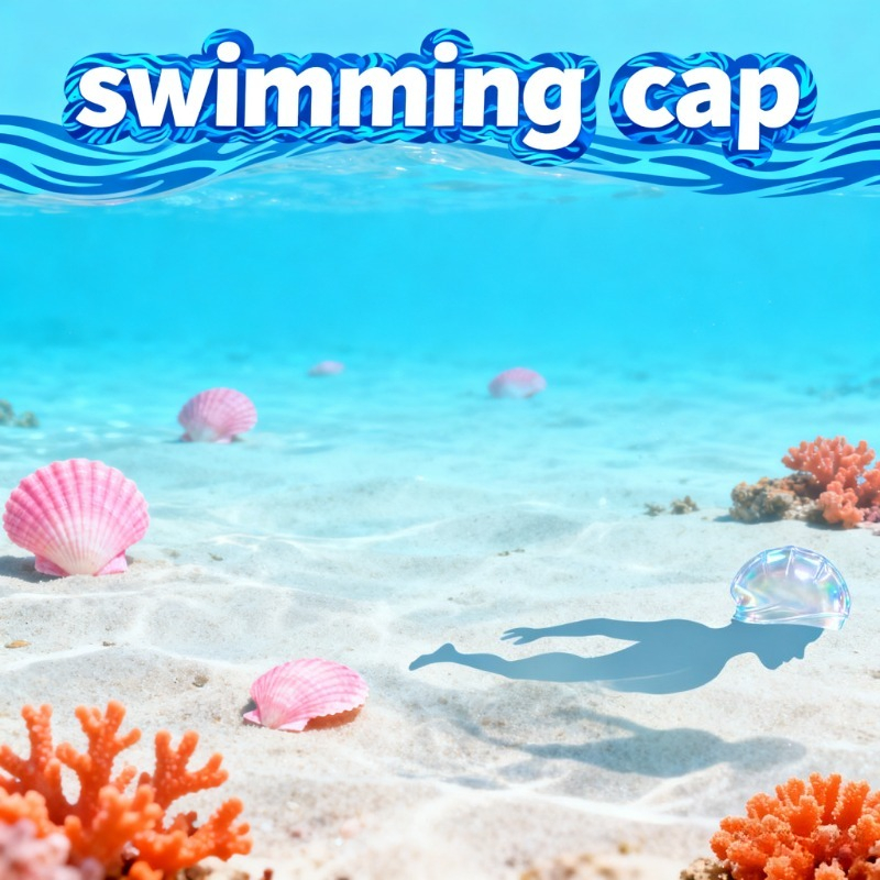 Swim Hat Silicone - หมวกว่ายน้ำเด็กที่สะดวกสบายวัสดุซิลิโคนการออกแบบการ์ตูนน่ารักเด็กผู้หญิงหมวกว่ายน้ำอุปกรณ์สระว่ายน้ำ