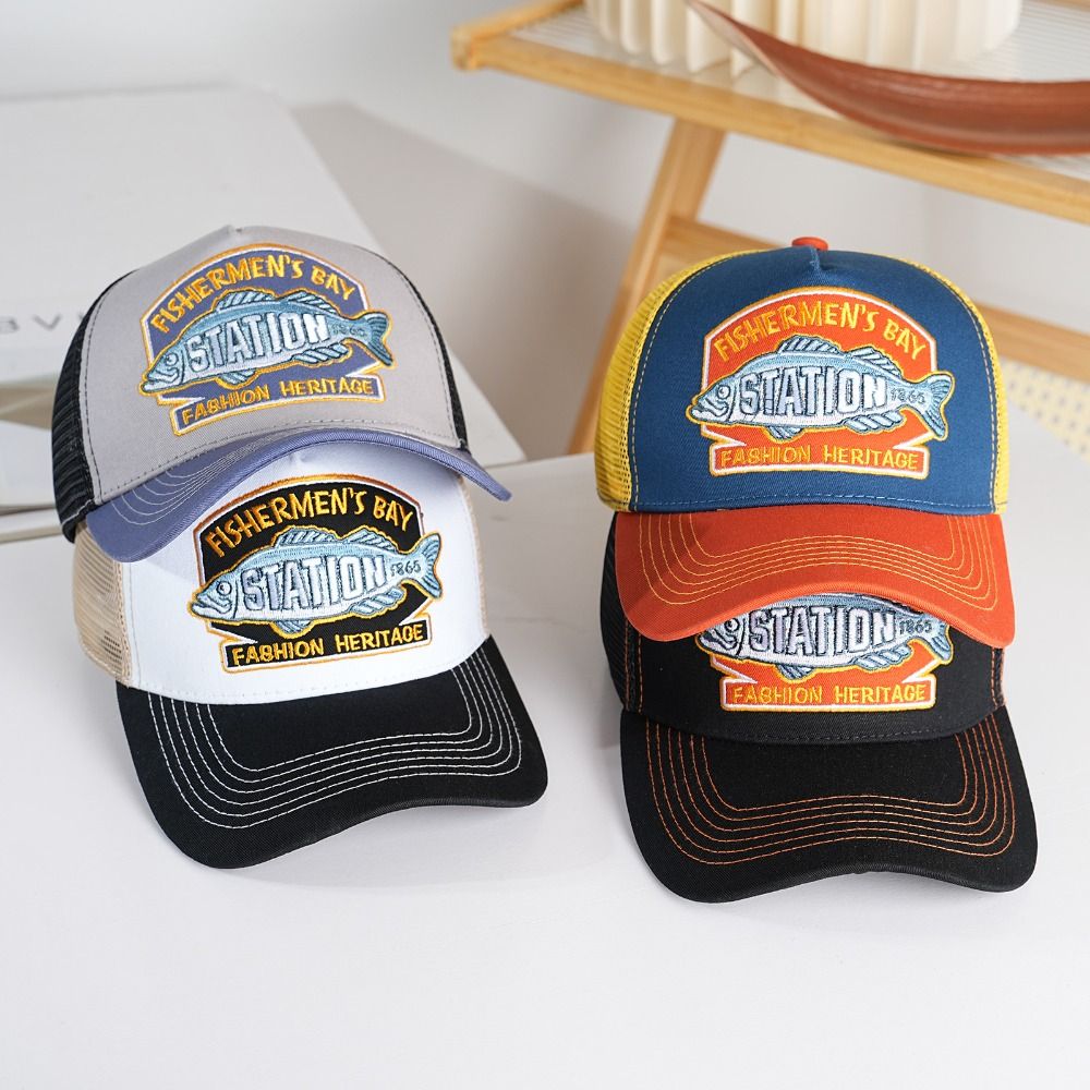 หมวกกลางแจ้ง หมวกตกปลา ระบายอา - Trucker Cap Mesh บทวิจารณ์และราคา