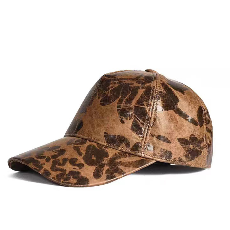 หมวกเบสบอลหนังพิมพ์ลายตัวอักษร - Baseball Cap Structured บทวิจารณ์และราคา