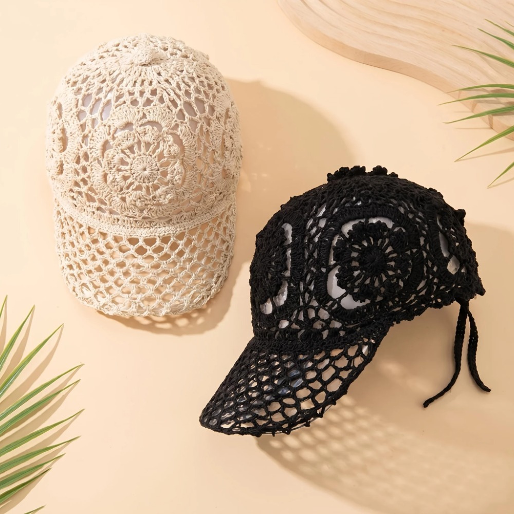หมวกเบสบอลถักมือแบบโปร่งสำหรับ - Baseball Cap Structured บทวิจารณ์และราคา