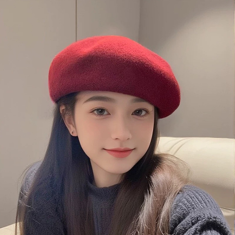 หมวกเบเร่ต์ขนสัตว์สไตล์ฝรั่งเศ - Beret French Wool บทวิจารณ์และราคา